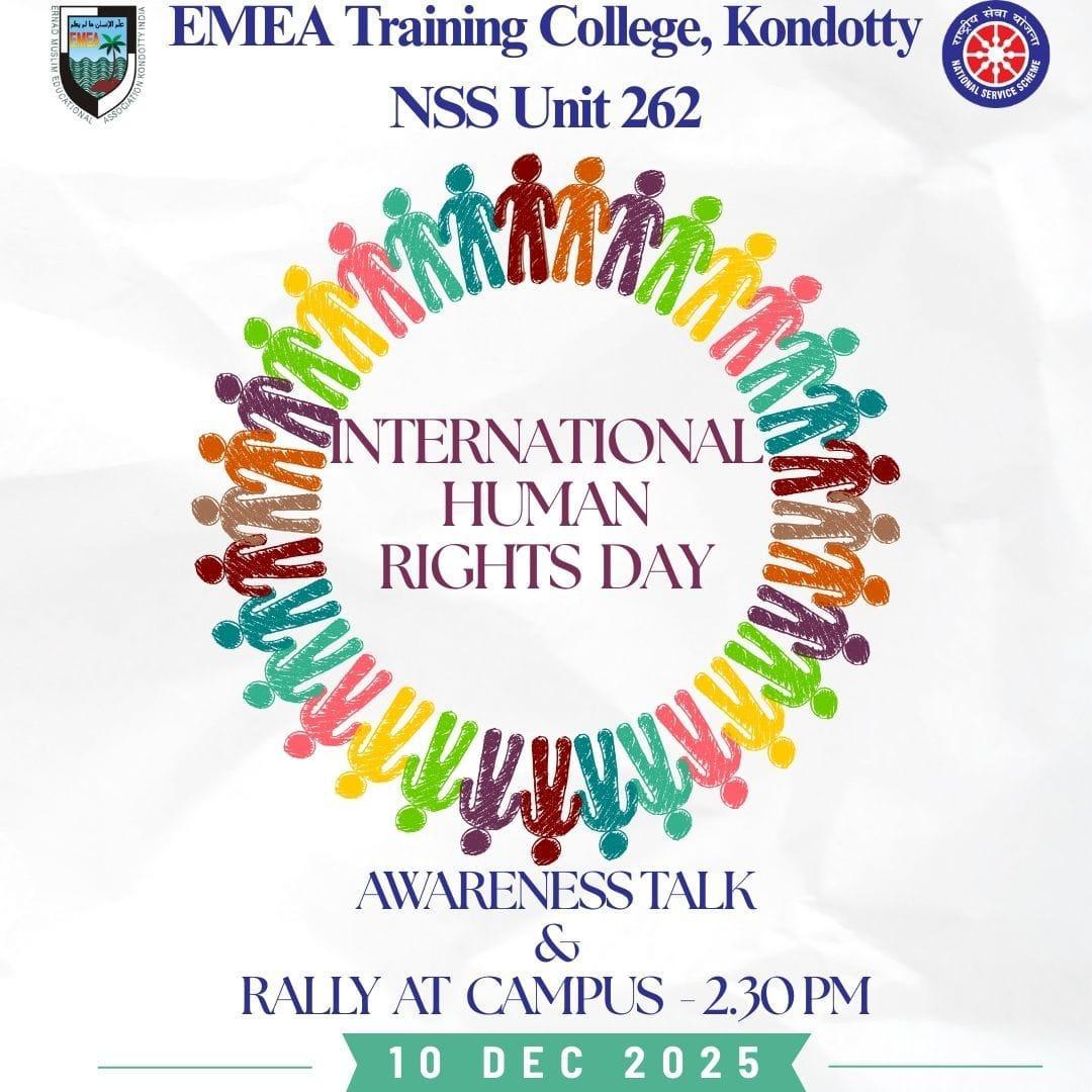 Rally at EMEATC Campus on Human Rights Day