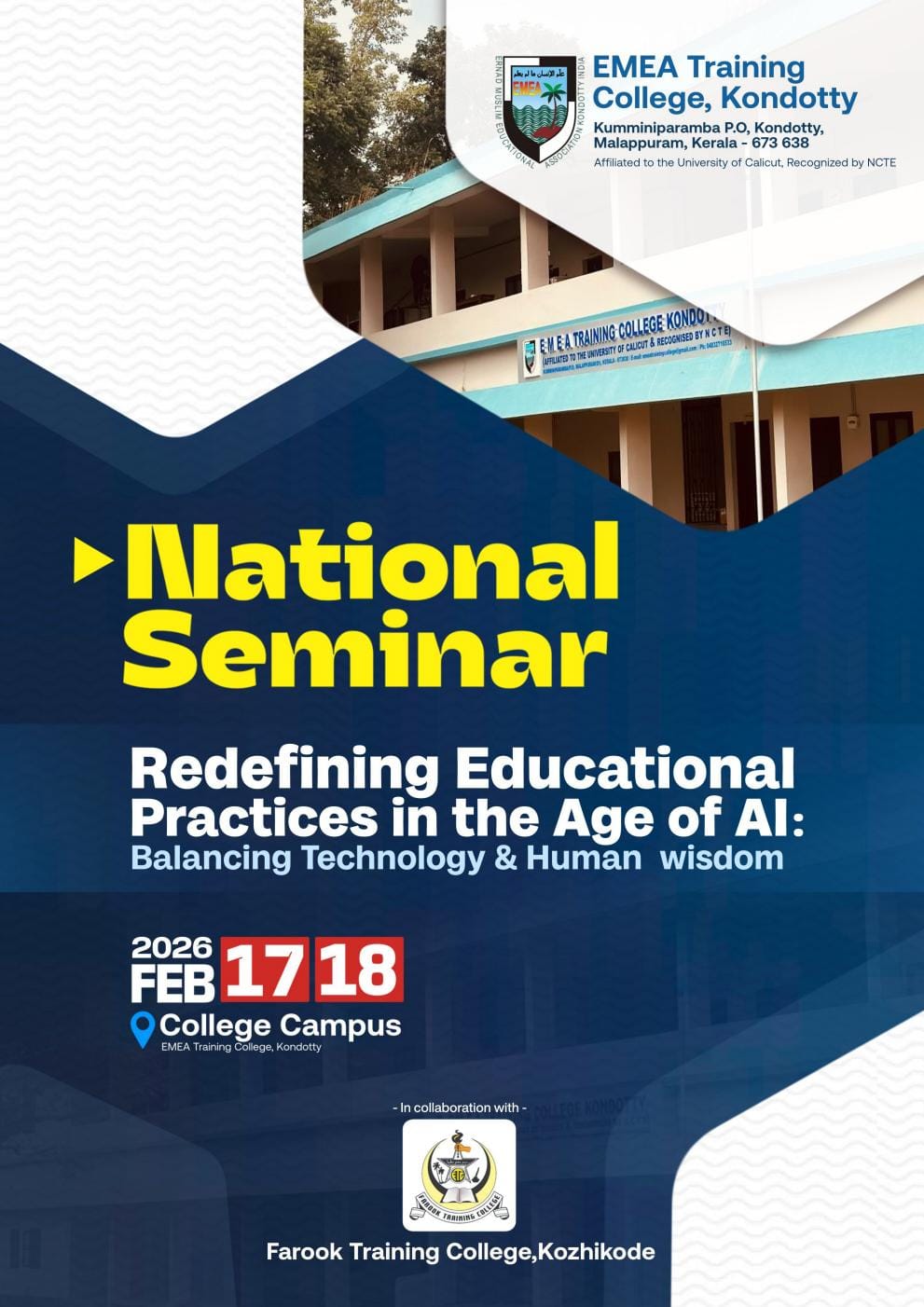 National Seminar - Proud to host an academic platform at our institution